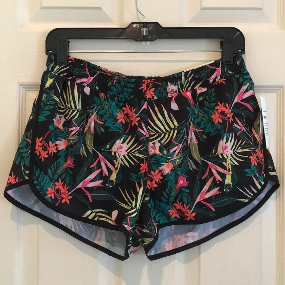 S old navy tropical print go-dry shorts